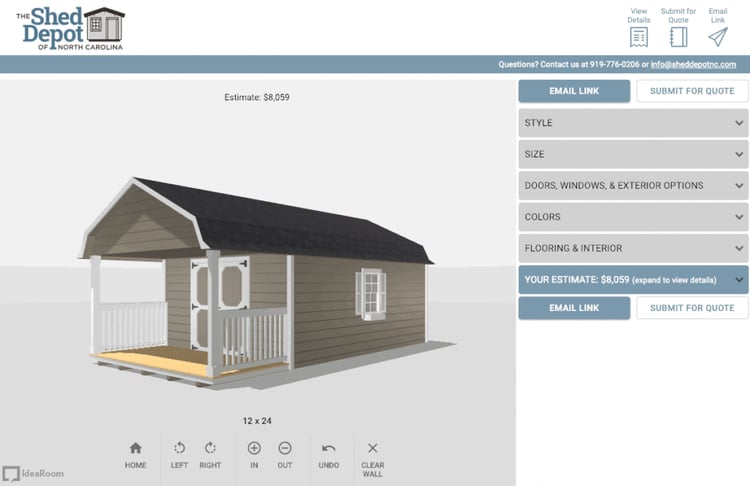 Case Study: Shed Depot NC Increased Average Sales Price with ShedView